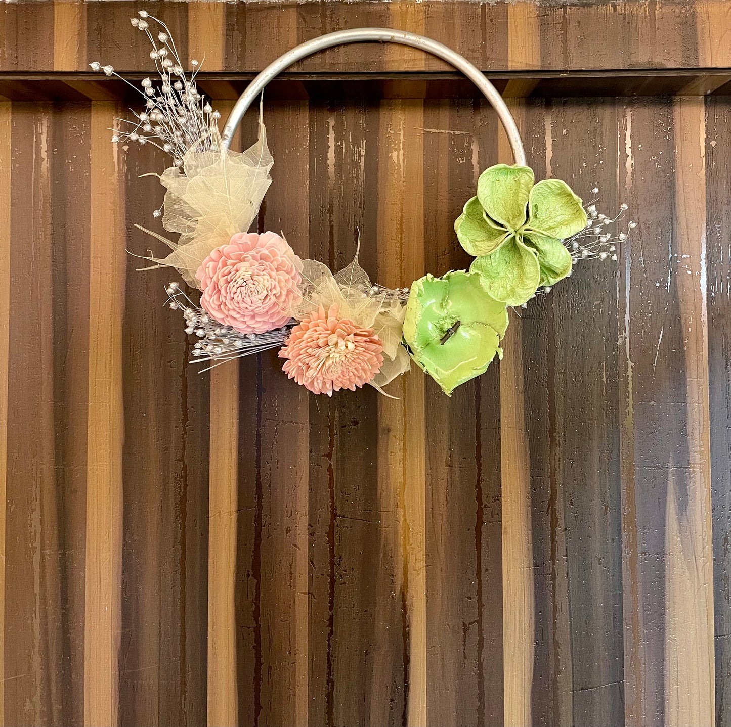 Pastel Blossom & Silver Elegance