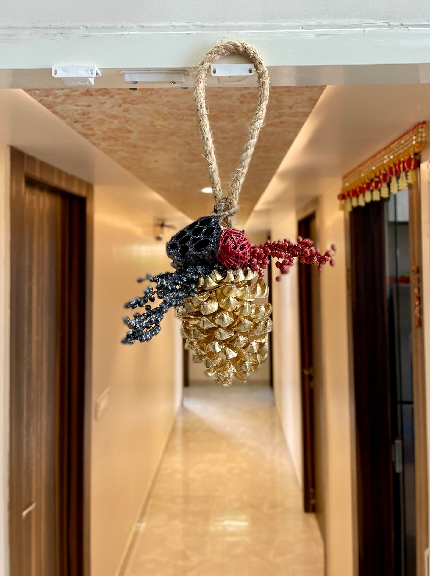 Gold Eurocone Hanging Decor