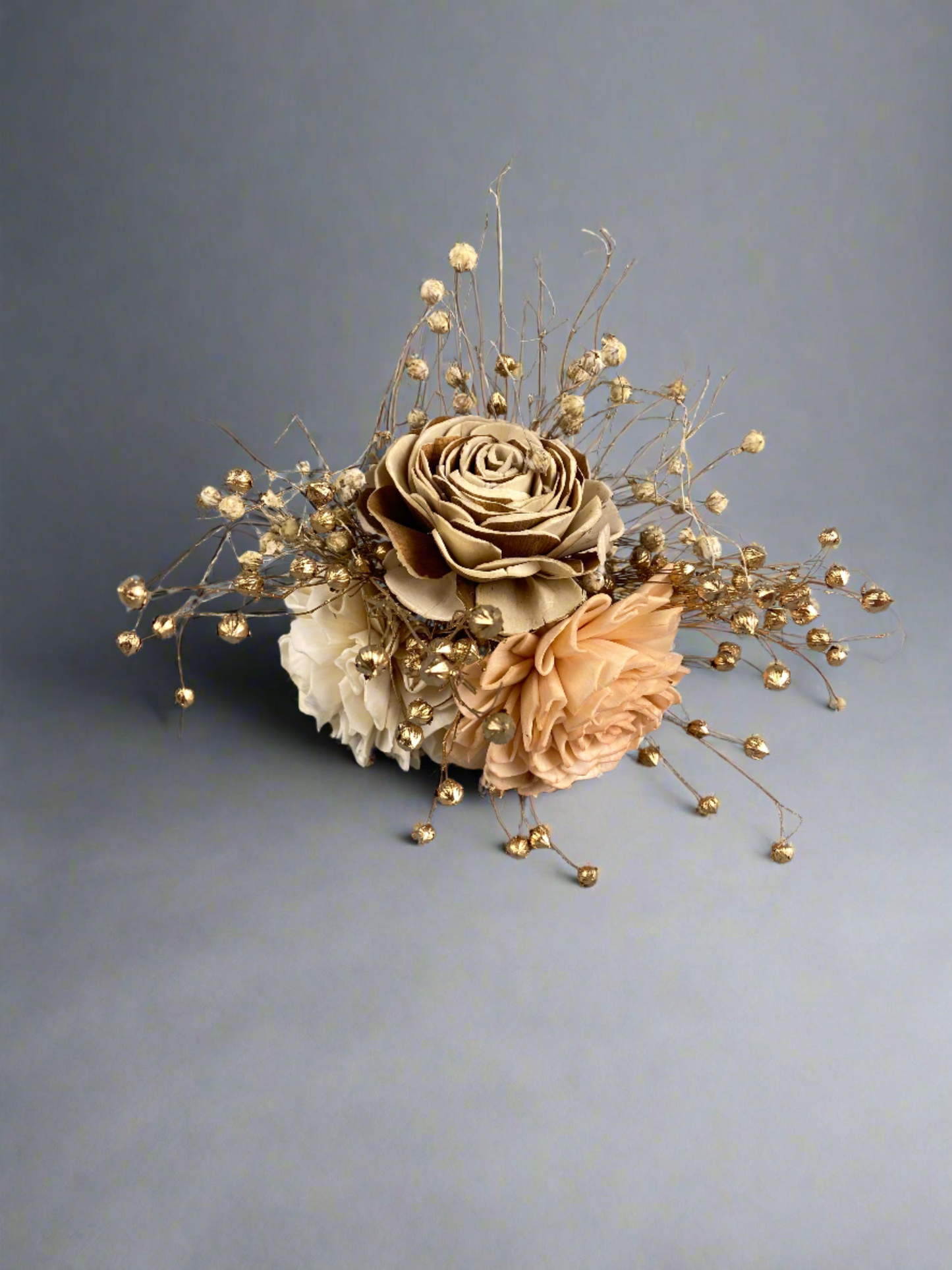 Handcrafted Floral Set - Set of 3
