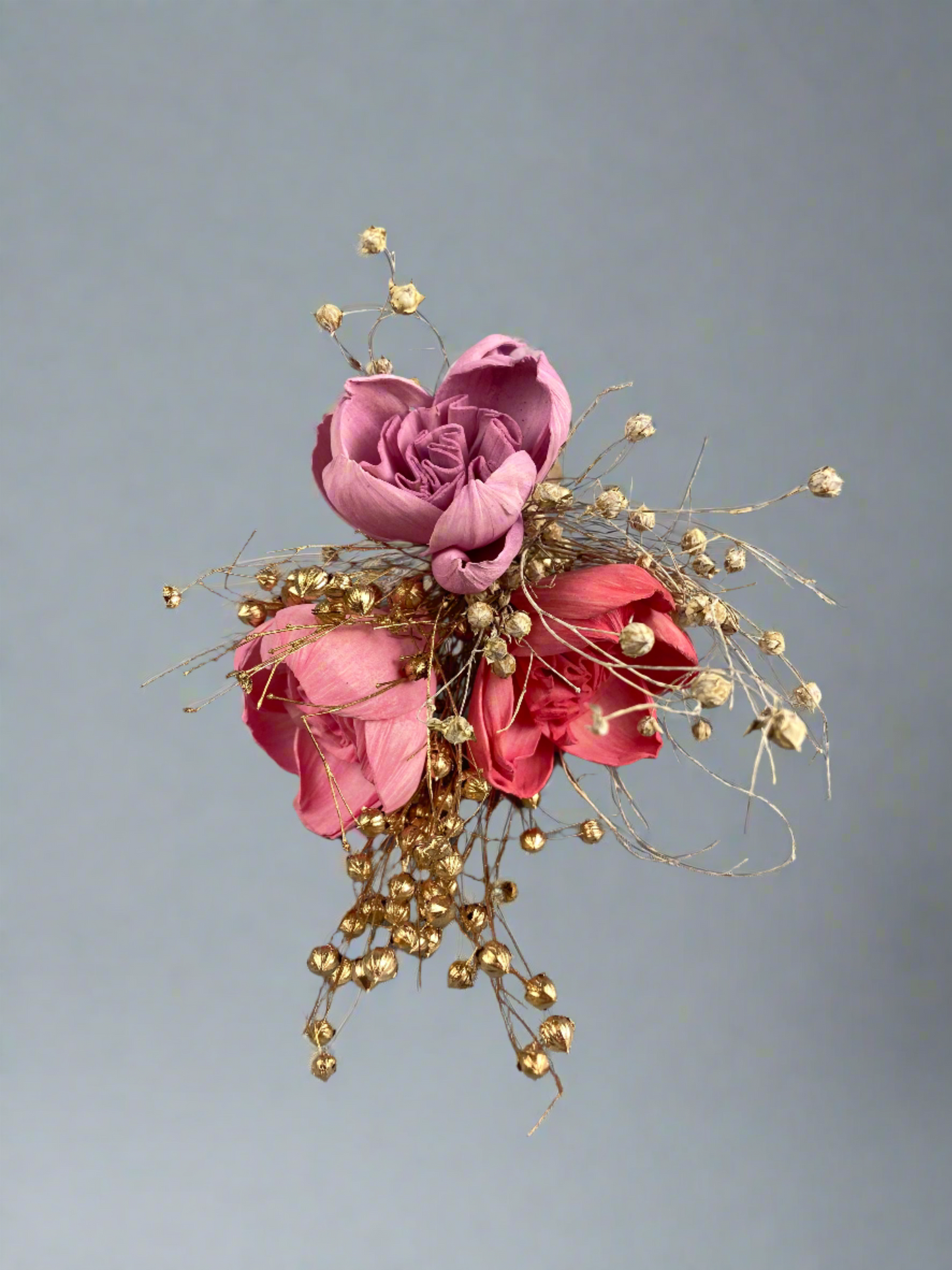 Handcrafted Floral Set - Set of 3