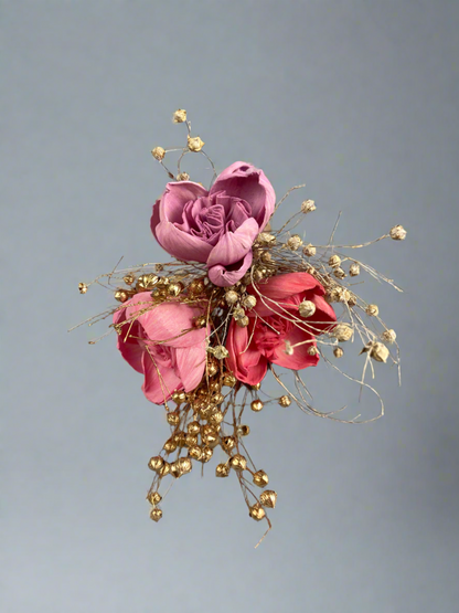 Handcrafted Floral Set - Set of 3